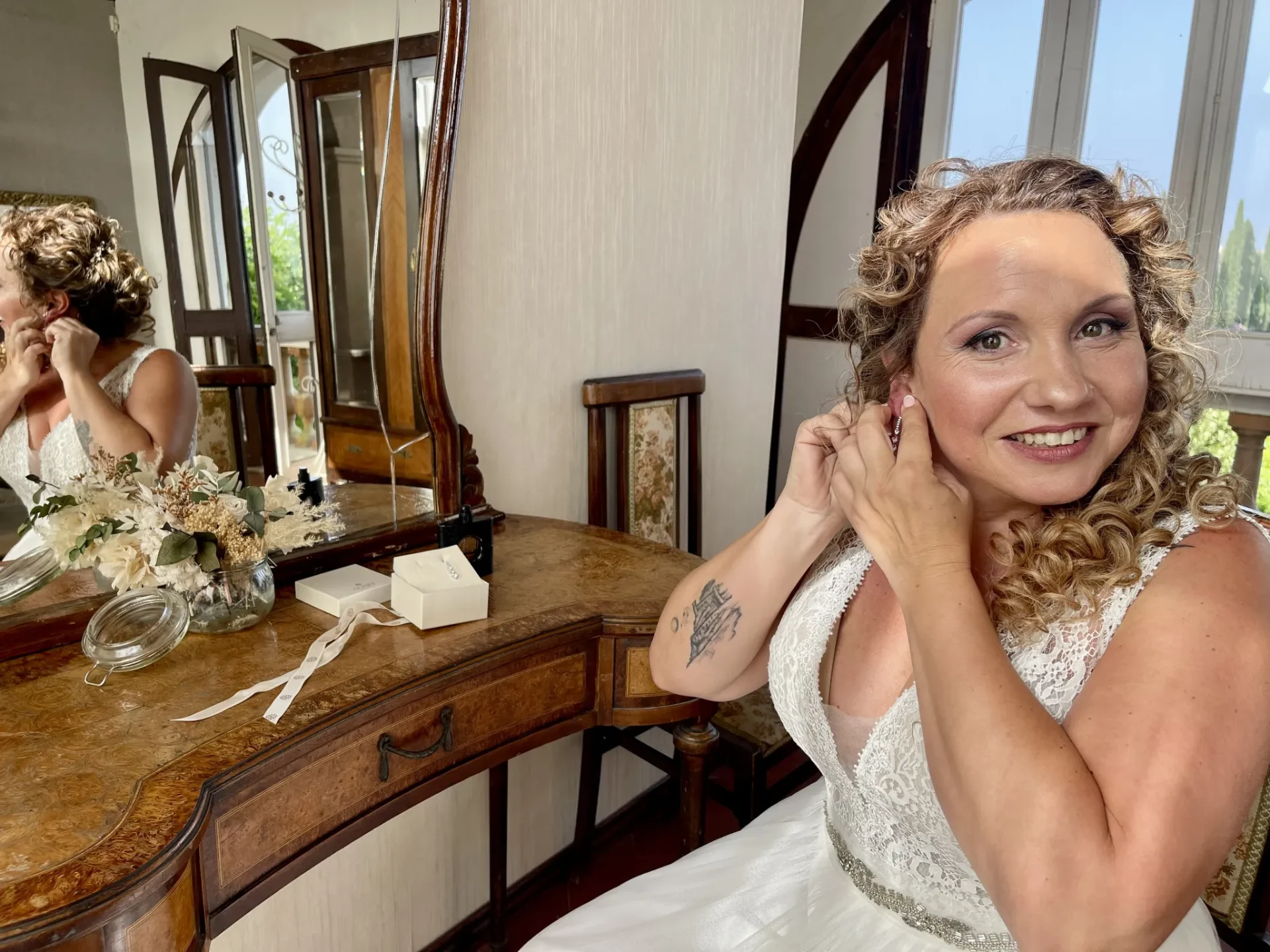 Preparativos de novia